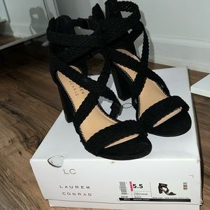 Brand new strap heels